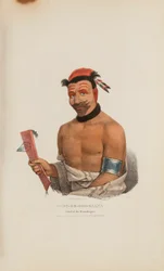 WADT-HE-DOO-KAANA; a winnebagók főnöke, az Aboriginal Portfólióból