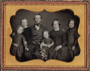 Egy család portréja,c. 1848 (fotó)