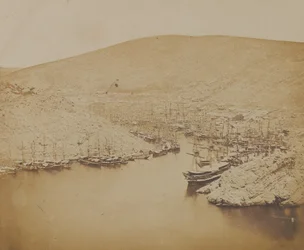 Balaklava kikötő, 1855