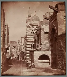 Egyiptom. Kairó. Ajtmisz Al-Badżasi mamlúk emír mecsete (1383/1384)