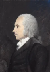 Aaron Burr (pasztell szürke papíron)