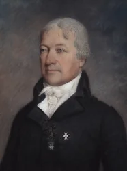 Marquis de Lafayette (pasztell szürke papíron)