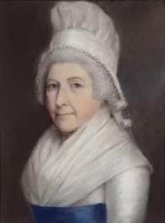 Mary Andrewes (pasztell szürke papíron)