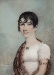 Mrs Jackson, 3/1810 (pasztell szürke papíron)