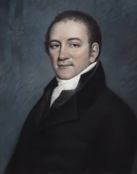Richard Watson tiszteletes (pasztell szürke papíron)