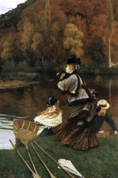 James Tissot - Ősz a Temzén