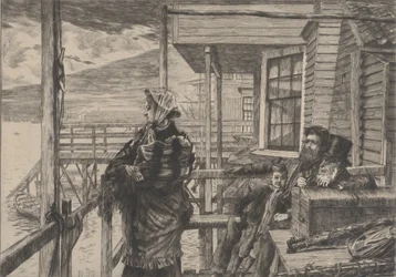 The Three Crows Inn, Gravesend, 1877.