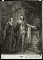Alekszandr Pavlovics és Konstantin Pavlovics orosz nagyhercegek portréja, 1797