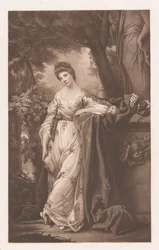 Frances Abington-Barton portréja Thalia mellett