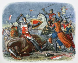Simon de Montfort halála, Evesham-i csata, Worcestershire, 1265 1864.
