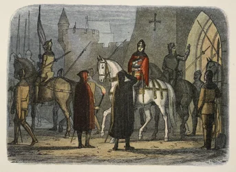 V. Henrik kivonul a lollardok ellen, az A Chronicle of England Kr. e. 55-től Kr. u. 1485-ig, kiad. London, 1863