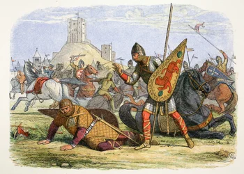Robert megsebesíti apját, I. Vilmos királyt Normandiában, 1079 1864