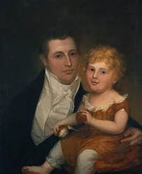 Dr. Samuel Simes és lánya, Mary Jane portréja