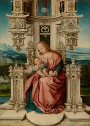 Madonna (olaj a panelen)