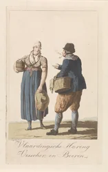 Vlaardingen halász típusok Vlaardingse Haring Visscher és Farmer felesége (cím a tárgyon)