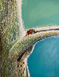 Fly Away Home, 2023 (akril, vászon)
