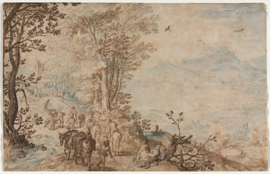Táj utazókkal, 1605.