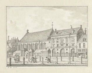 A Prinsekerk és a Boterhal Rotterdamban
