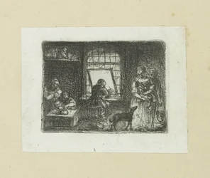 Interior van een prentatelier John Chalon rézkarcainak teljes munkája / Jean Chalon Complette des Eaux Fortes életműve (sorozat címe)