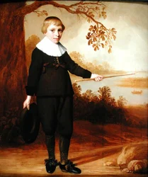Hétéves fiú portréja folyótájban, 1640