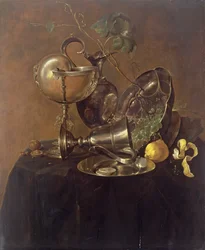 Csendélet nautiluszkelyhhel, 1632