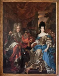 Német: Doppelbildnis Johann Wilhelm von der Pfalz und Anna Maria Luisa de