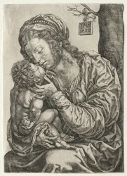 A fa tövében ülő szűz, 1522.