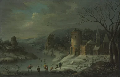Téli táj, c. 1680-1718.