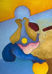 Fiú, 14 éves, a jövőjét fontolgatja, 2008 (olaj, vászon)