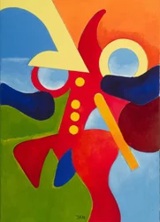 Cirkusz, 2009 (olaj, vászon)