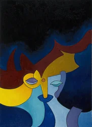 Mély csend, 2008 (olaj, vászon)