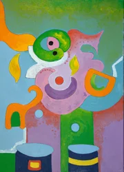 Lady Pediatrician, ahogy a gyermek látja, 2009 (olaj, vászon)