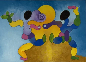 Párzási tánc, 2007 (olaj, vászon)