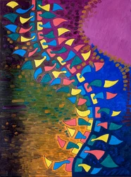 Spine in Ecstasy, 2006 (olaj, fa)