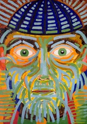 The Gaze of the Magus, 2005 (olaj, fa)