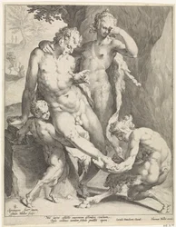 Oreaden távolítson el egy tövist a szatír lábáról