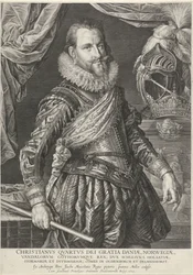 IV. Christian dán és norvég király portréja