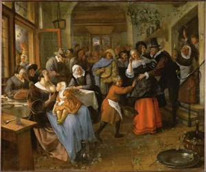 Parasztlakodalom, 1670 körül (olaj, vászon)