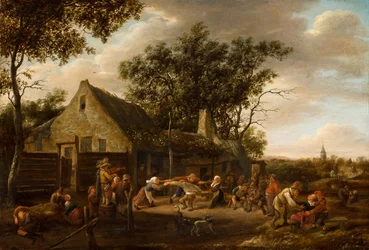 Parasztok táncolnak egy fogadóban, 1646-8