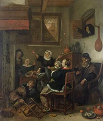 Belső jelenet, 1660-70 körül