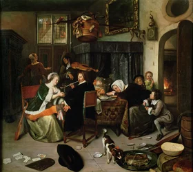 A züllött háztartás, 1668