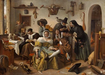 The Topsy-Turvy World in Weelde Siet Toe, 1663