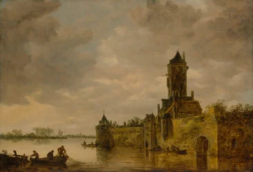 Kastély a folyó mellett, 1647.