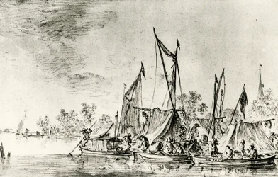 Holland csatorna táj