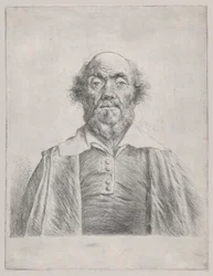 Idős férfi mellszobra