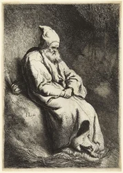 A remete (Bartsch 6; Hollstein 17. VII és VIII között, nyilvántartásban nem szerepel)