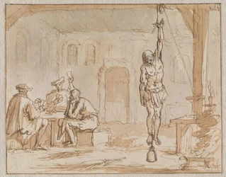 Geleyn cipészt 1572-ben Bredában megkínozzák