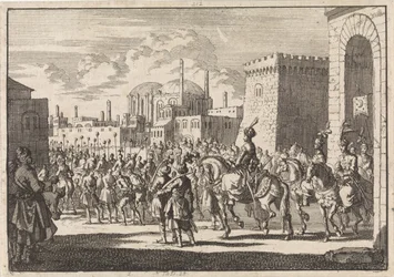 II. Musztafa szultán belépése Konstantinápolyba, 1695