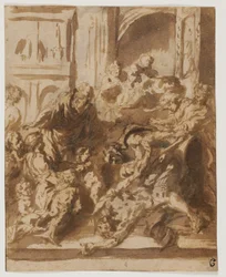 Szent Erasmus vértanúsága (?)