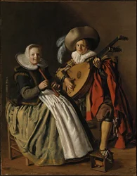 A duett, 1629 körül (olaj, vászon)